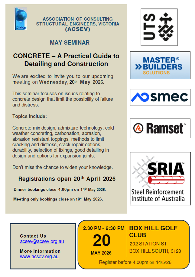 Concrete Detailing & Construction AFTERNOON ONLY